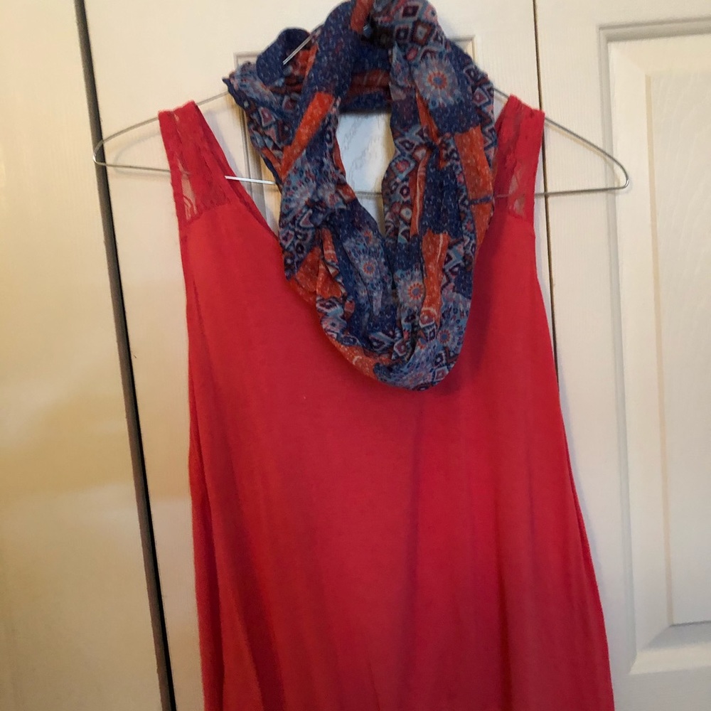 tank top with matching scarf